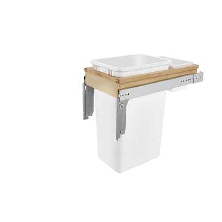 Rev-A-Shelf Maple Veneer, Light Brown, 12 in W, 21.75 in H, 23.25 in D, 23.25 in L, Light Brown 4WCTM-1550DM-1